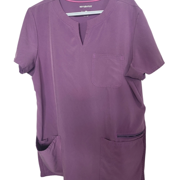 Purple Scrub Set - Picture 2 of 5